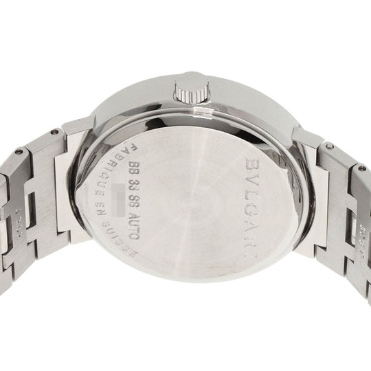 BVLGARI Watches Mechanical Automatic BB33SSD Stainless Steel , Stainless Steel Silver Bulgari Bulgari white dial Boys Used Authentic