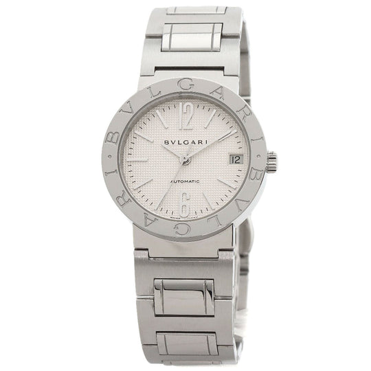 BVLGARI Watches Mechanical Automatic BB33WSSD/N Stainless Steel , Stainless Steel Silver Bulgari Bulgari white dial mens Used Authentic