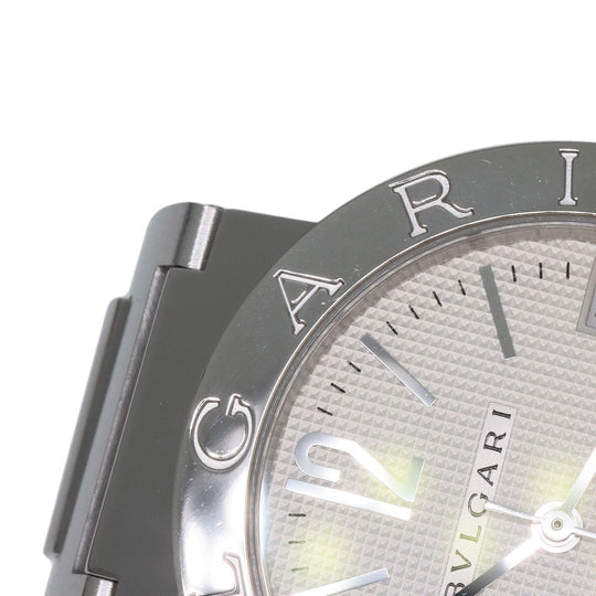 BVLGARI Watches Mechanical Automatic BB33WSSD/N Stainless Steel , Stainless Steel Silver Bulgari Bulgari white dial mens Used Authentic