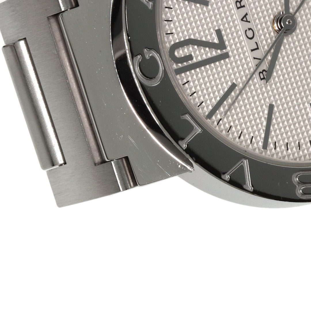 BVLGARI Watches Mechanical Automatic BB33WSSD/N Stainless Steel , Stainless Steel Silver Bulgari Bulgari white dial mens Used Authentic