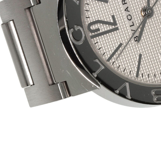 BVLGARI Watches Mechanical Automatic BB33WSSD/N Stainless Steel , Stainless Steel Silver Bulgari Bulgari white dial mens Used Authentic