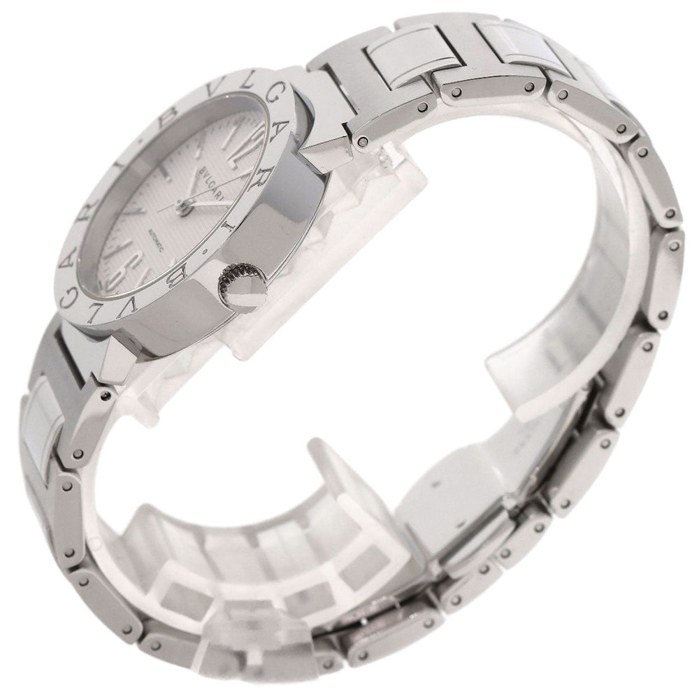 BVLGARI Watches Mechanical Automatic BB33WSSD/N Stainless Steel , Stainless Steel Silver Bulgari Bulgari white dial mens Used Authentic