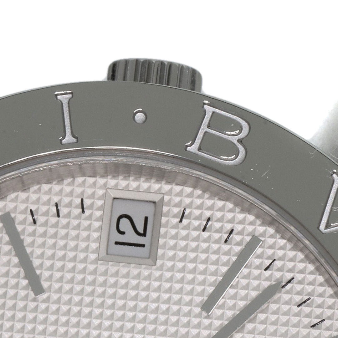 BVLGARI Watches Mechanical Automatic BB33WSSD/N Stainless Steel , Stainless Steel Silver Bulgari Bulgari white dial mens Used Authentic