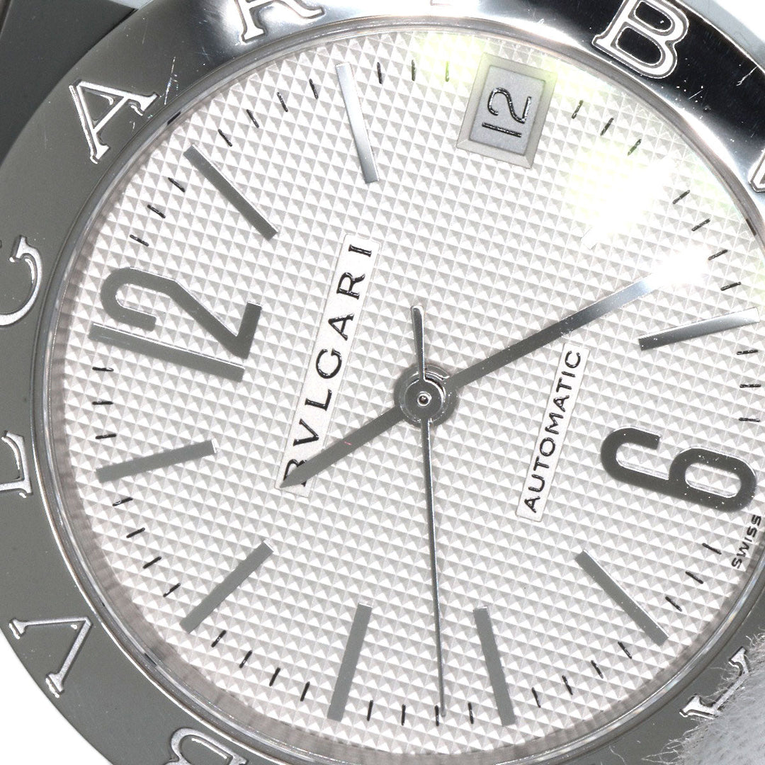 BVLGARI Watches Mechanical Automatic BB33WSSD/N Stainless Steel , Stainless Steel Silver Bulgari Bulgari white dial mens Used Authentic
