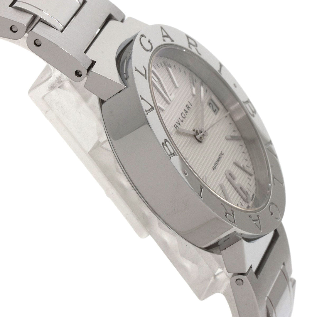 BVLGARI Watches Mechanical Automatic BB33WSSD/N Stainless Steel , Stainless Steel Silver Bulgari Bulgari white dial mens Used Authentic