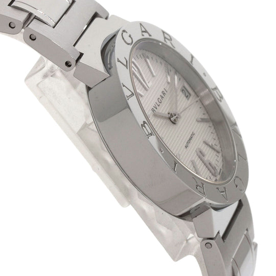 BVLGARI Watches Mechanical Automatic BB33WSSD/N Stainless Steel , Stainless Steel Silver Bulgari Bulgari white dial mens Used Authentic