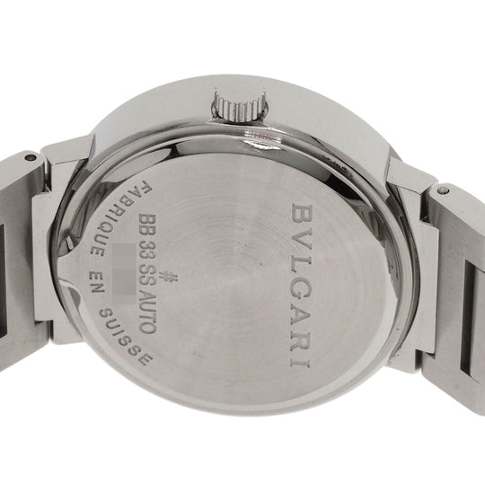 BVLGARI Watches Mechanical Automatic BB33WSSD/N Stainless Steel , Stainless Steel Silver Bulgari Bulgari white dial mens Used Authentic