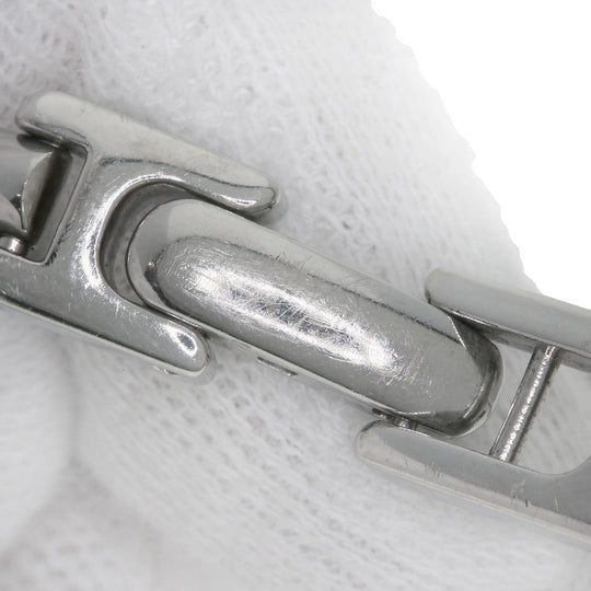 GUCCI Watches Quartz 1900L Stainless Steel , Stainless Steel Silver Square face Silver dial Women Used Authentic