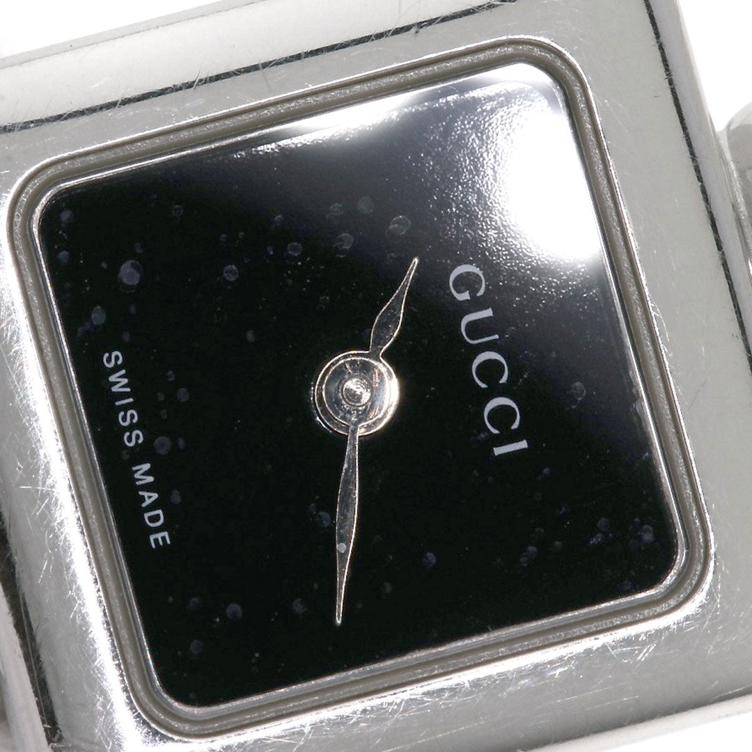 GUCCI Watches Quartz 1900L Stainless Steel , Stainless Steel Silver Square face Silver dial Women Used Authentic