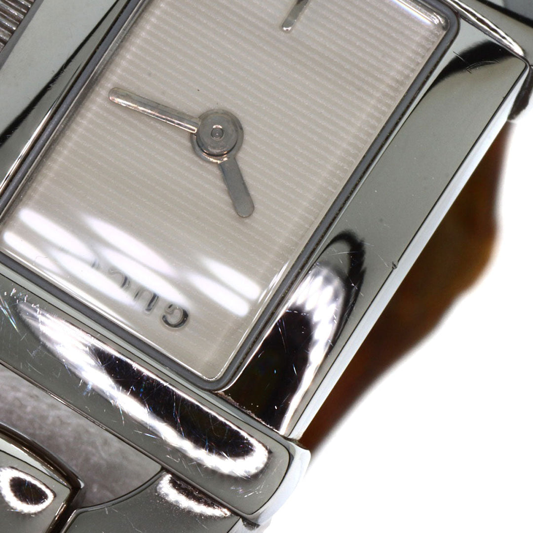 GUCCI Watches Quartz 6800L Stainless Steel Silver Bamboo Silver dial
