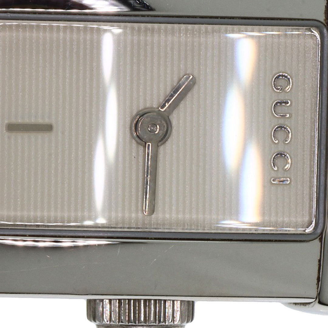 GUCCI Watches Quartz 6800L Stainless Steel Silver Bamboo Silver dial