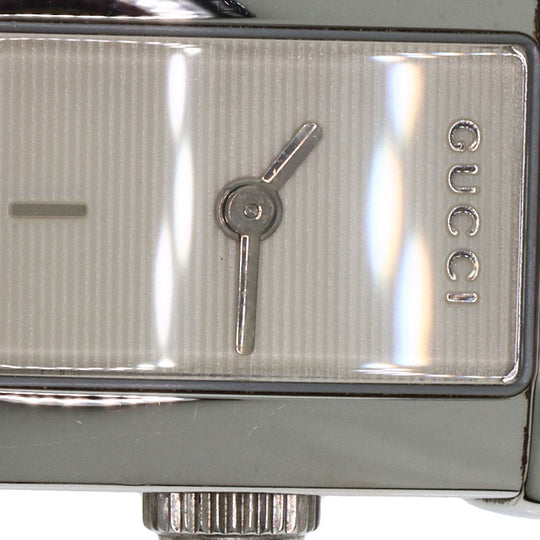 GUCCI Watches Quartz 6800L Stainless Steel Silver Bamboo Silver dial