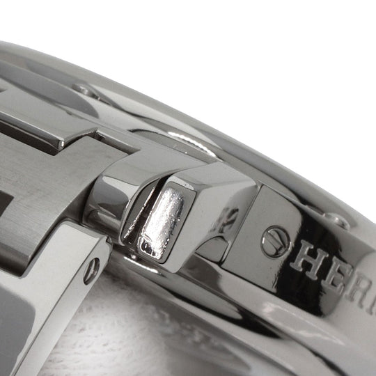 HERMES Watches Quartz CL1.310 Stainless Steel Silver Clipper Chronograph blue dial