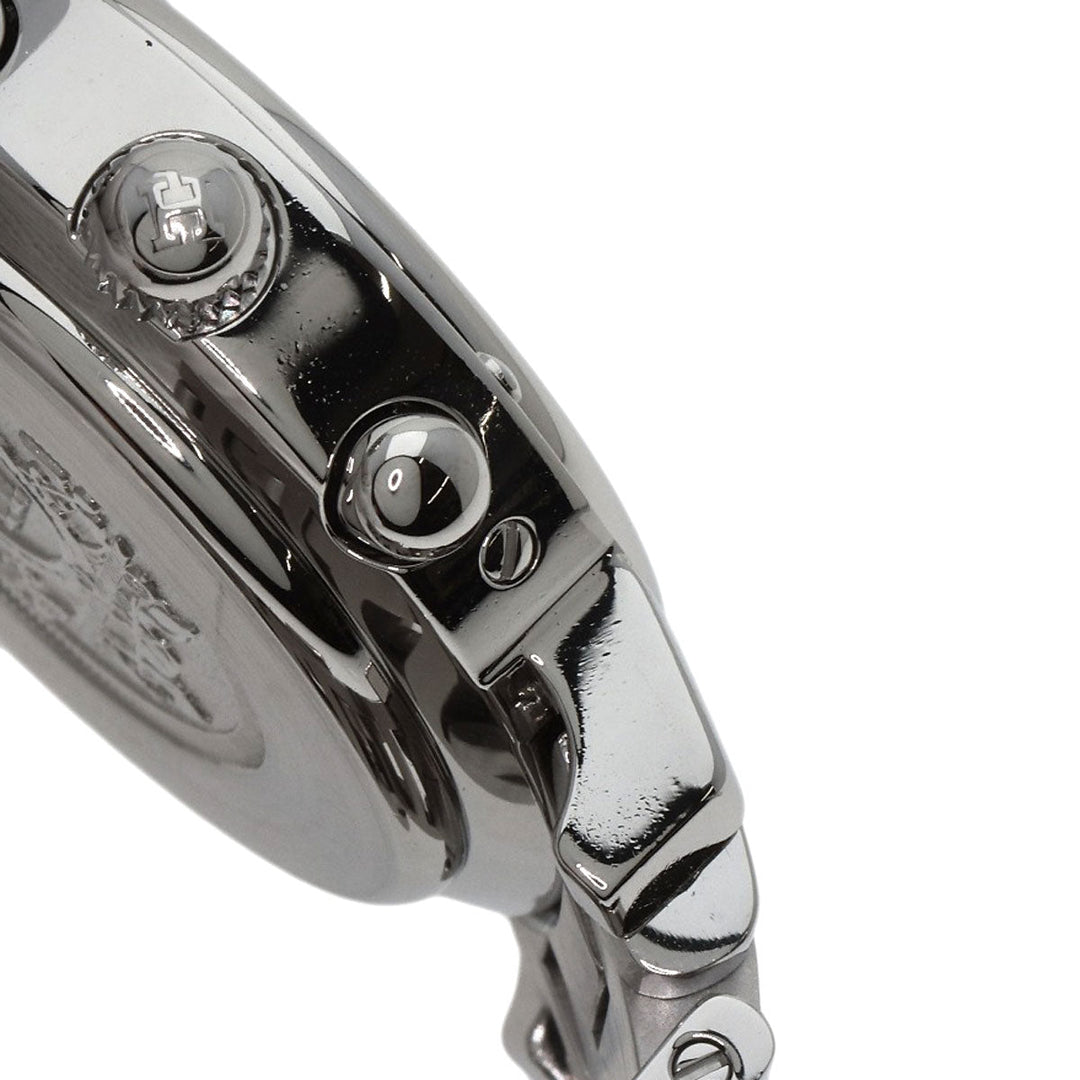 HERMES Watches Quartz CL1.310 Stainless Steel Silver Clipper Chronograph blue dial
