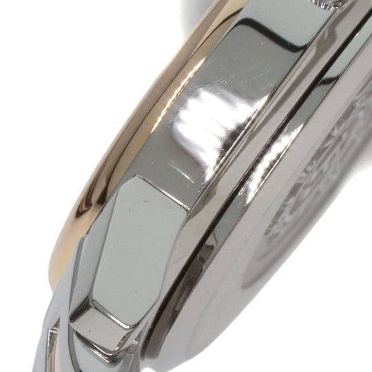 HERMES Watches Quartz CO1.222 Stainless Steel, SSxPGP, Diamond gold Clipper oval White shell dial Women Used Authentic