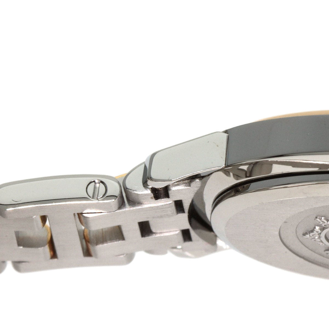 HERMES Watches Quartz CO1.222 Stainless Steel, SSxPGP, Diamond gold Clipper oval White shell dial Women Used Authentic