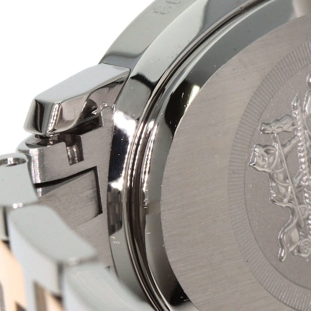HERMES Watches Quartz CO1.222 Stainless Steel, SSxPGP, Diamond gold Clipper oval White shell dial Women Used Authentic