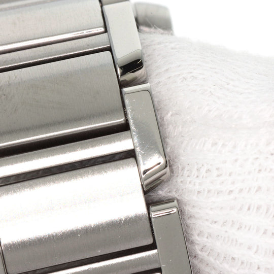 CARTIER Watches Quartz W51008Q3 Stainless Steel , Stainless Steel Silver Tank francaise SM Silver dial Women Used Authentic