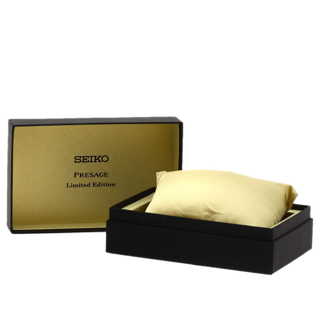 SEIKO Watches Mechanical Automatic SARW063 6R21-01J0 Stainless Steel, Leather black Presage Limited to 2000 pieces Brown dial mens Used Authentic