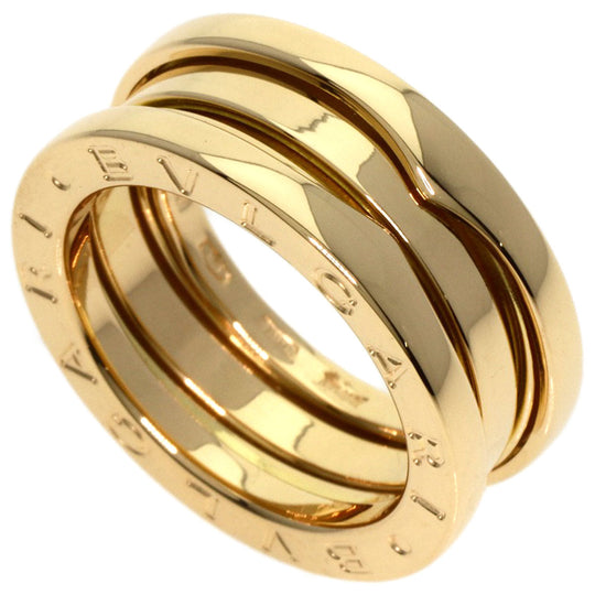 BVLGARI Ring 18K Yellow Gold gold B-zero1 B-zero One 2 Band #48 Women Used Authentic