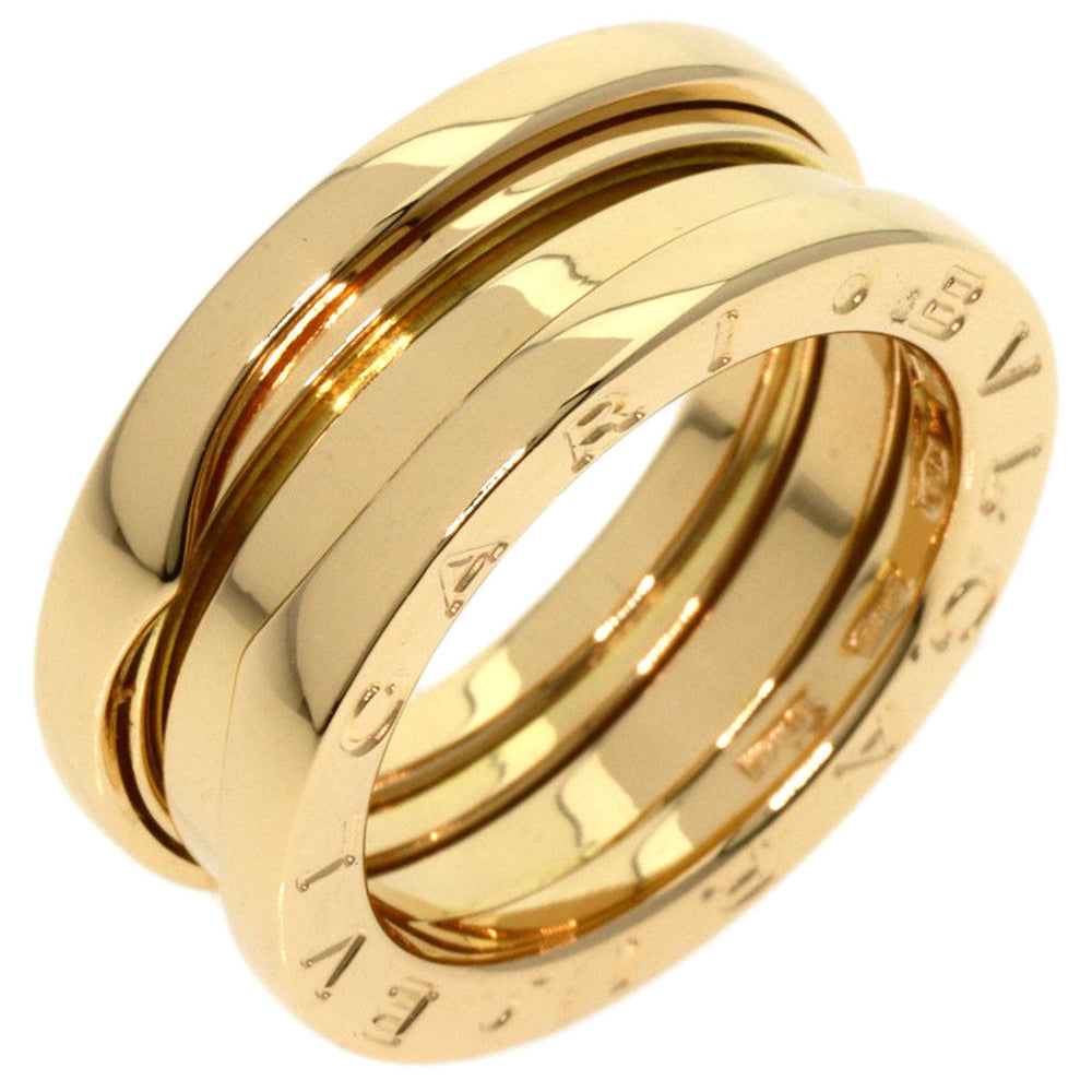 BVLGARI Ring 18K Yellow Gold gold B-zero1 B-zero One 2 Band #48 Women Used Authentic