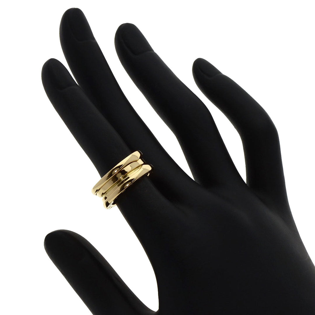 BVLGARI Ring 18K Yellow Gold gold B-zero1 B-zero One 2 Band #48 Women Used Authentic