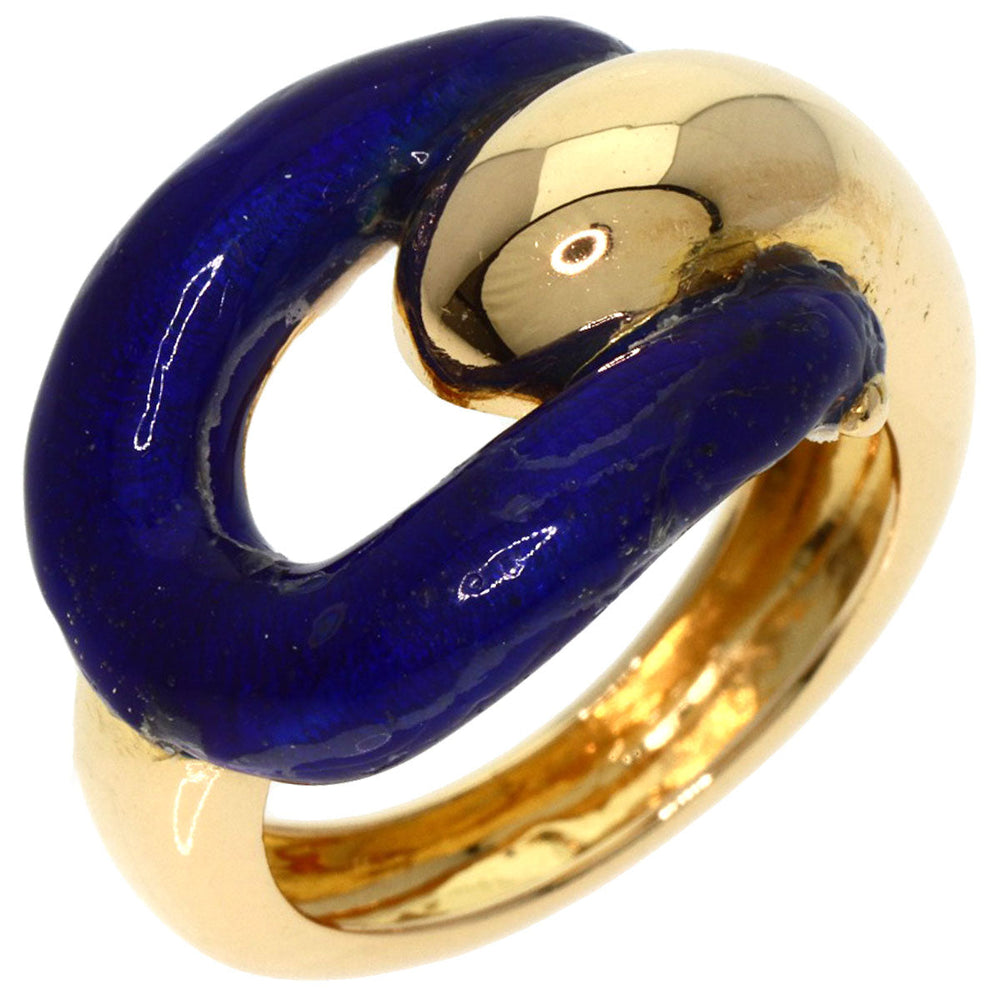 Boucheron Ring 18K Yellow Gold gold enamel
