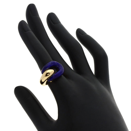 Boucheron Ring 18K Yellow Gold gold enamel