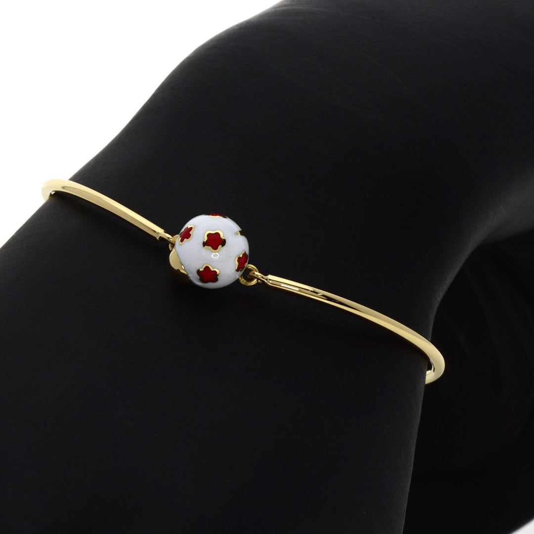 Ponte Vecchio bracelet 18K Yellow Gold gold Ladybug Enamel