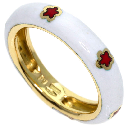 Ponte Vecchio Ring 18K Yellow Gold gold enamel Women Used Authentic