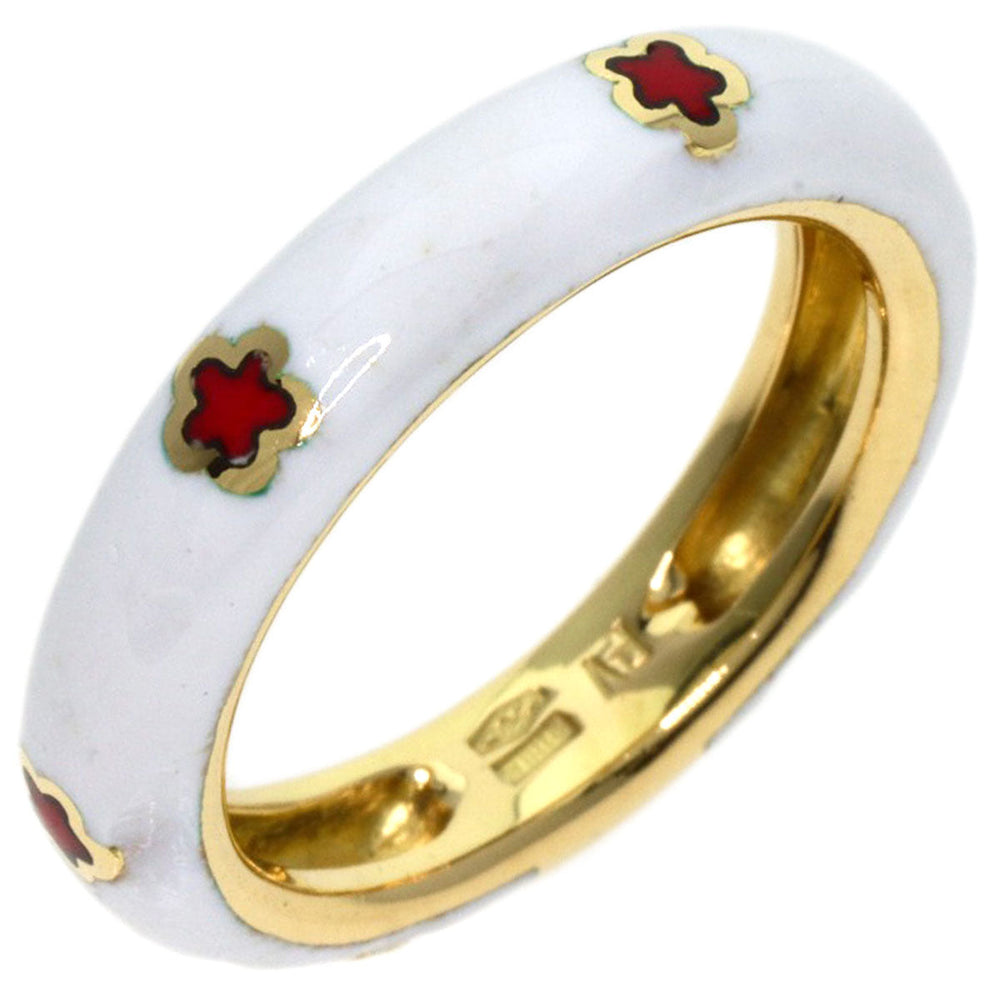 Ponte Vecchio Ring 18K Yellow Gold gold enamel Women Used Authentic