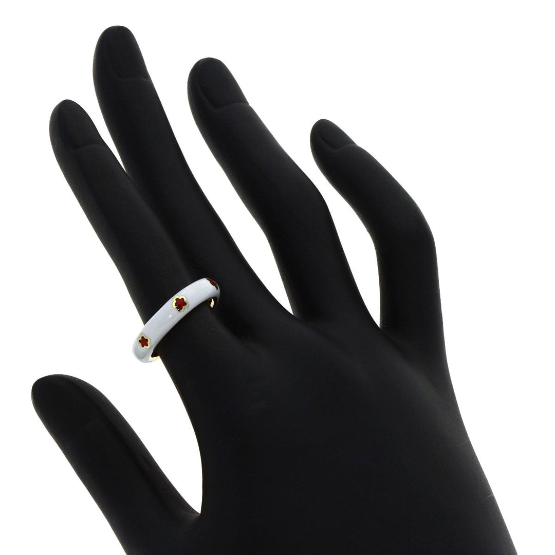 Ponte Vecchio Ring 18K Yellow Gold gold enamel Women Used Authentic