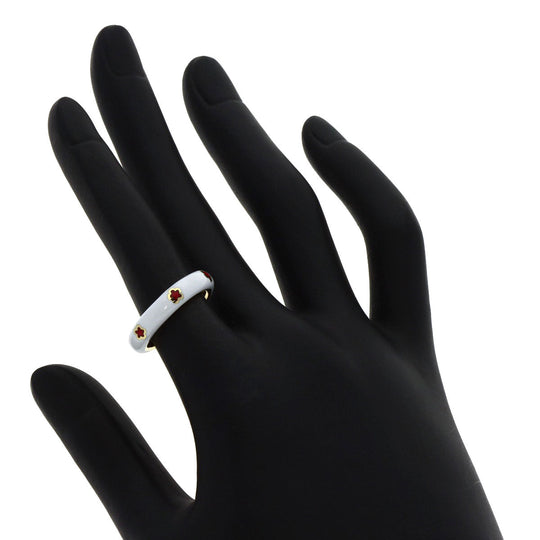Ponte Vecchio Ring 18K Yellow Gold gold enamel Women Used Authentic