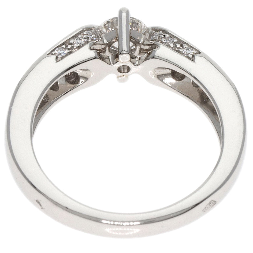 Chaumet Ring PT950 Silver Plume de Chaumet Diamond #48