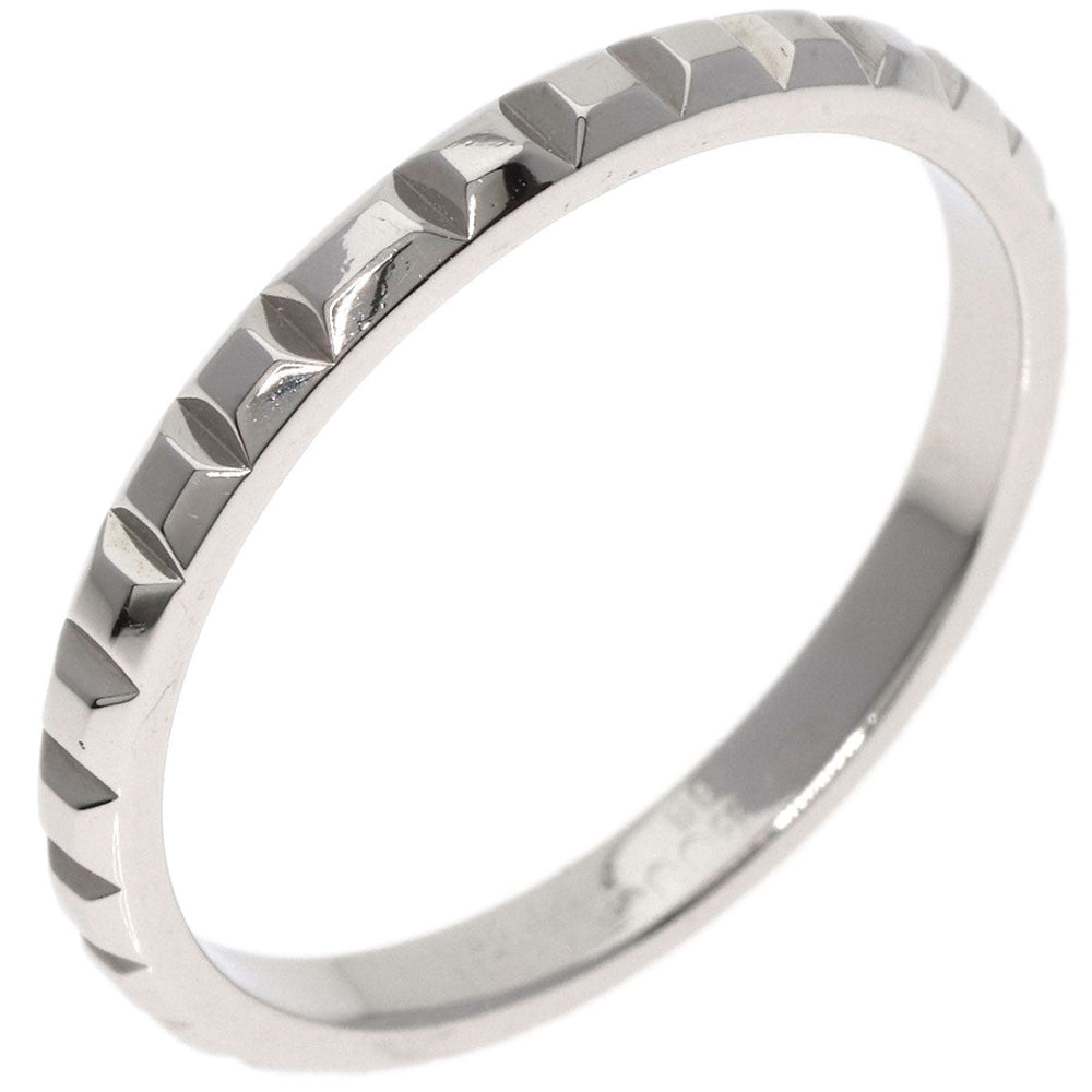 Boucheron Ring PT950 Silver Quatre Clos de Paris Medium #66 mens Used Authentic