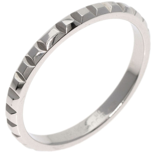 Boucheron Ring PT950 Silver Quatre Clos de Paris Medium #66 mens Used Authentic