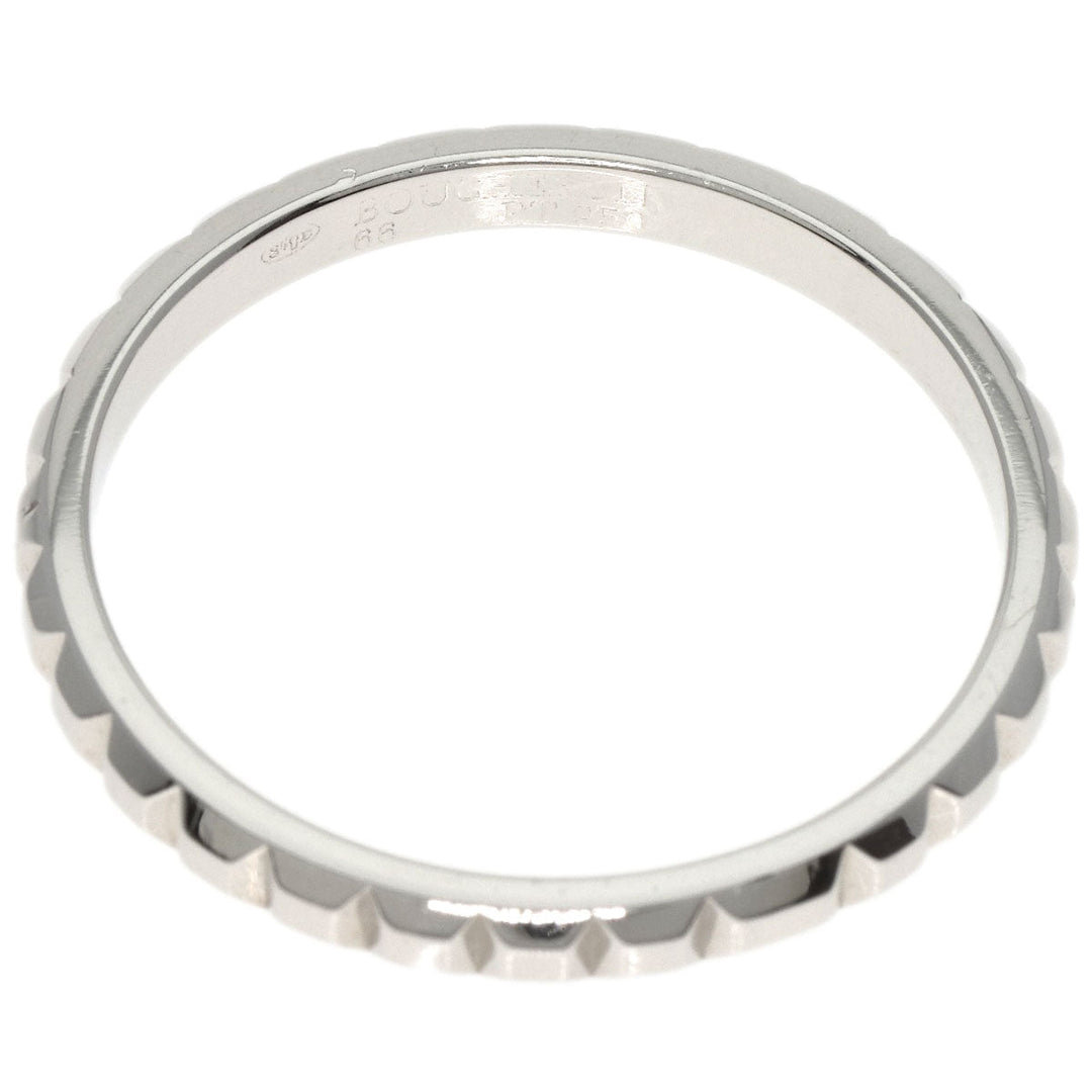 Boucheron Ring PT950 Silver Quatre Clos de Paris Medium #66 mens Used Authentic