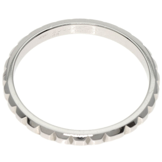 Boucheron Ring PT950 Silver Quatre Clos de Paris Medium #66 mens Used Authentic