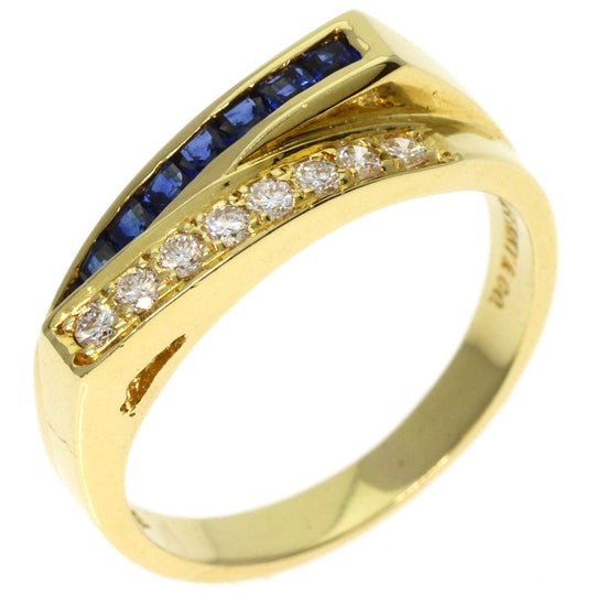TIFFANY&Co. Ring 18K Yellow Gold gold Sapphire diamond Women Used Authentic