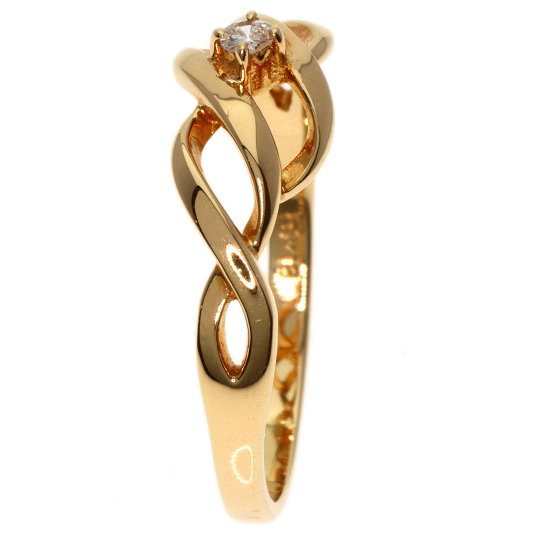 TASAKI Ring 18K Yellow Gold gold diamond Women Used Authentic