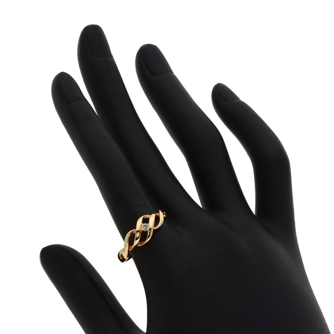 TASAKI Ring 18K Yellow Gold gold diamond Women Used Authentic