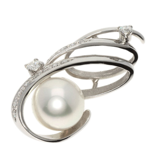 MITSUO KAJI Pendant top PT900 Silver Pearl pearl diamond