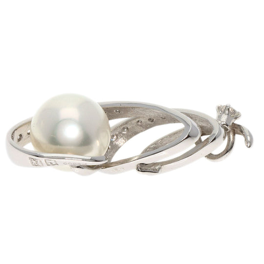 MITSUO KAJI Pendant top PT900 Silver Pearl pearl diamond