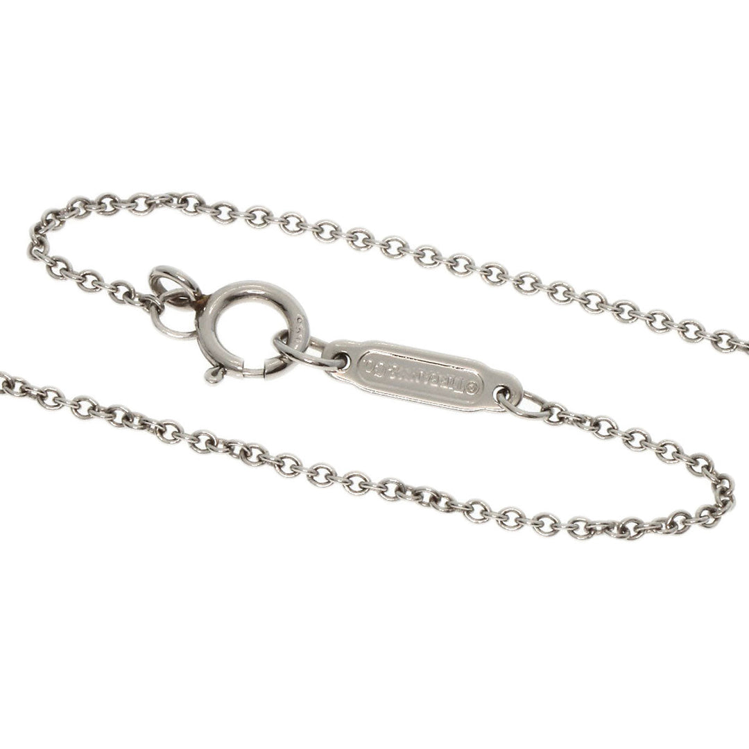 TIFFANY&Co. Necklace PT950 Silver Swing diamond