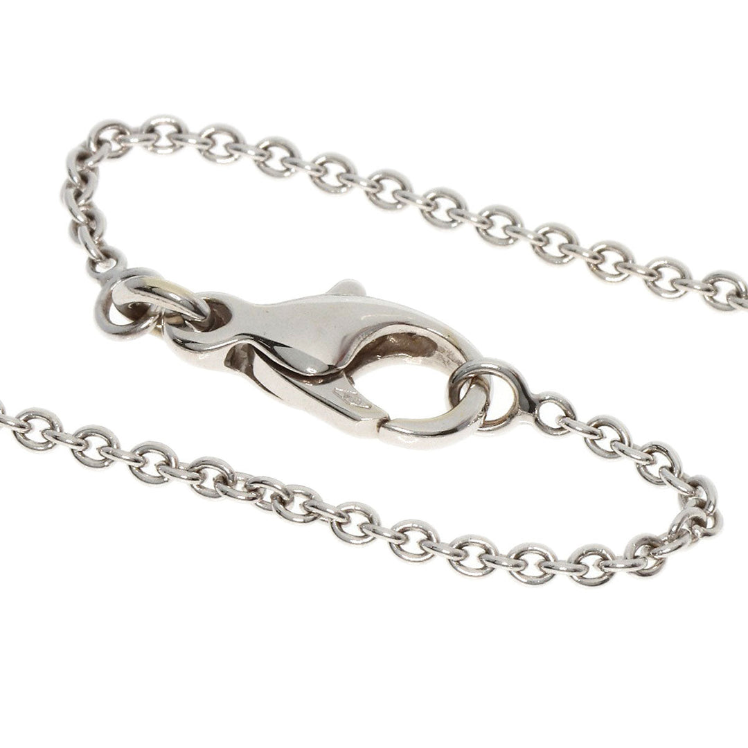 MIKIMOTO Necklace K18WG Silver Swing Egg Black Pearl Women Used Authentic