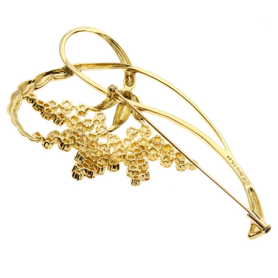 JUNE Brooch 18K Yellow Gold gold Yellow sapphire