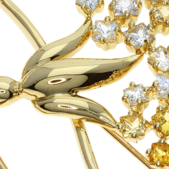JUNE Brooch 18K Yellow Gold gold Yellow sapphire