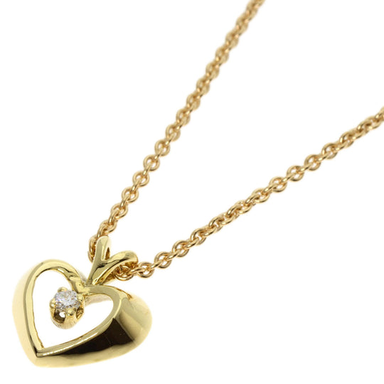 TIFFANY&Co. Necklace 18K Yellow Gold gold Heart diamond Women Used Authentic