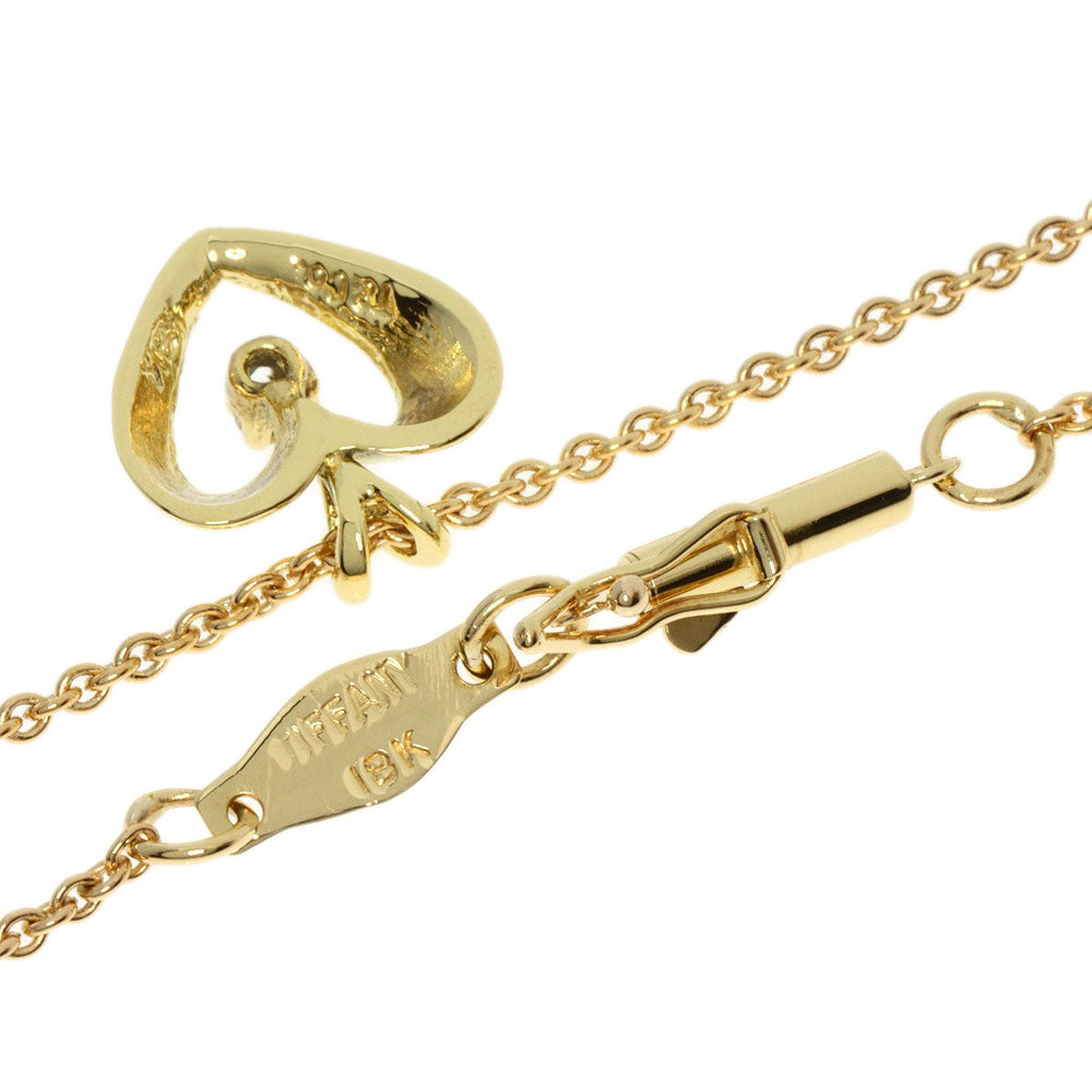 TIFFANY&Co. Necklace 18K Yellow Gold gold Heart diamond Women Used Authentic