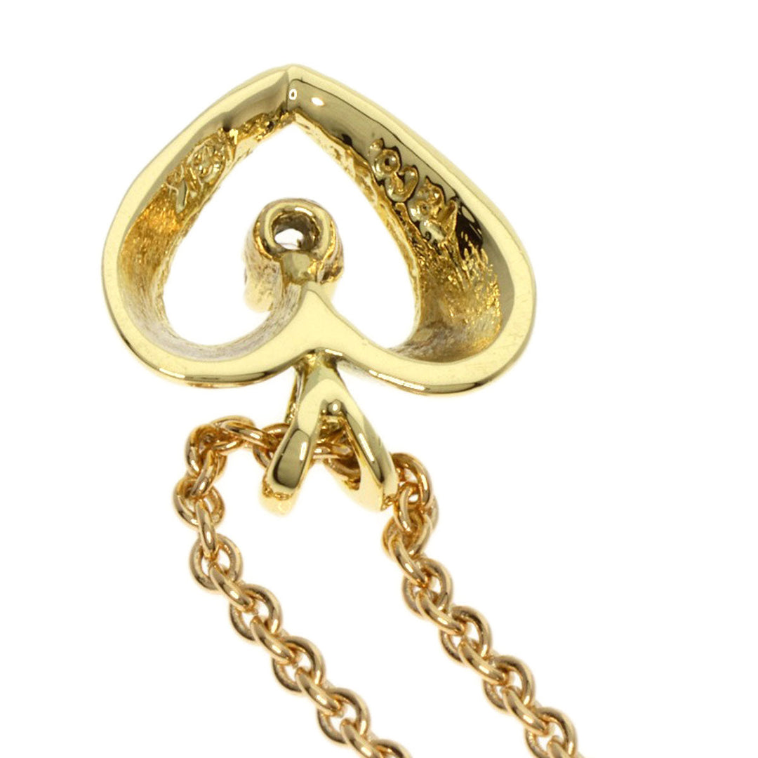 TIFFANY&Co. Necklace 18K Yellow Gold gold Heart diamond Women Used Authentic